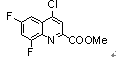 methyl4-chloro-6,8-difluoroquinoline-2-carboxylate